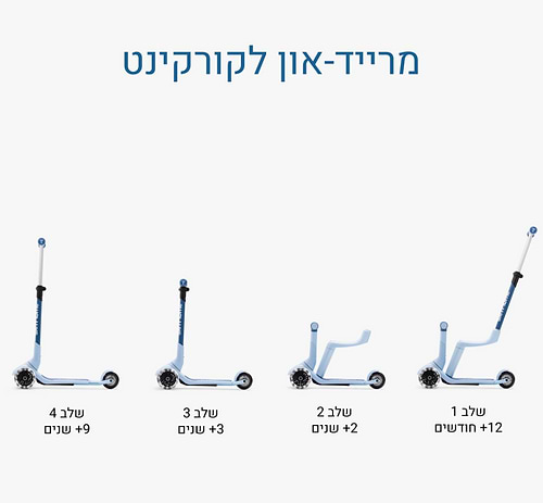 Xtend מיני- רייד בצבע כחול חצוי