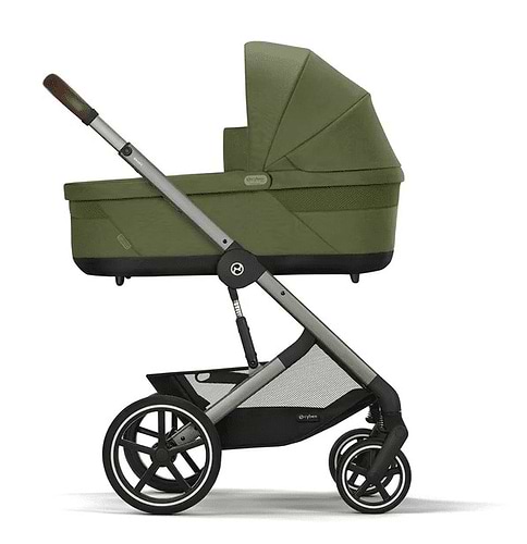 עגלת תינוק משולבת - טיולון ועריסה Balios TS5 בצבע Moss Green , -בליוס ירוק