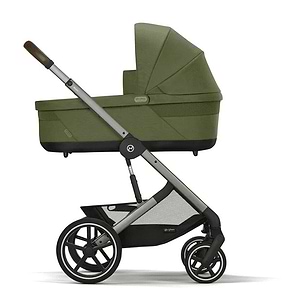 עגלת תינוק משולבת - טיולון ועריסה Balios TS5 בצבע Moss Green , -בליוס ירוק סייבקס