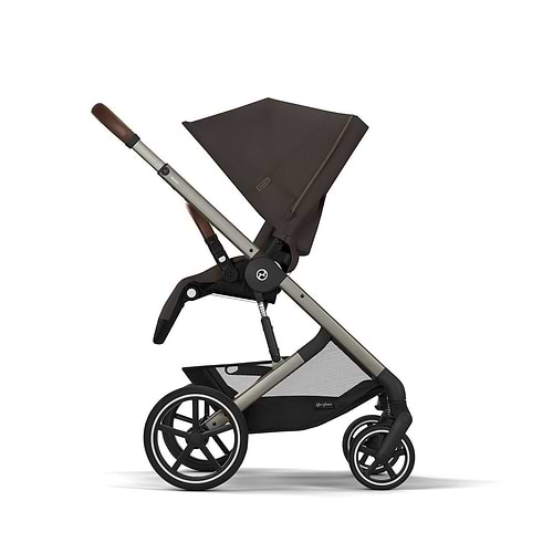 עגלת תינוק משולבת - טיולון ועריסה Balios TS5 בצבע Seashell Beige , -בליוס שמנת
