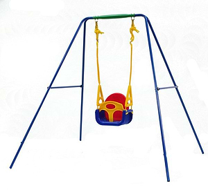 נדנדת גינה 4 שלבים וקונסטרוקציה