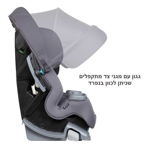 מושב בטיחות 4 ב 1 ™Cover Me מבית ®Baby Trend בצבע אפור
