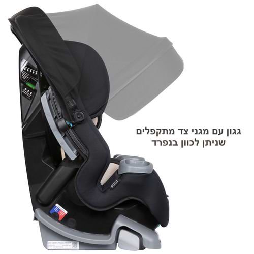 מושב בטיחות 4 ב 1 ™Cover Me מבית ®Baby Trend בצבע שחור