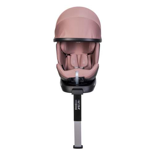 כסא בטיחות מסתובב משולב בוסטר 360° Grow Max מבית BRITAX בצבע ורוד