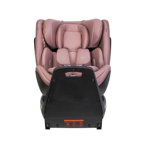 כסא בטיחות מסתובב משולב בוסטר 360° Grow Max מבית BRITAX בצבע ורוד