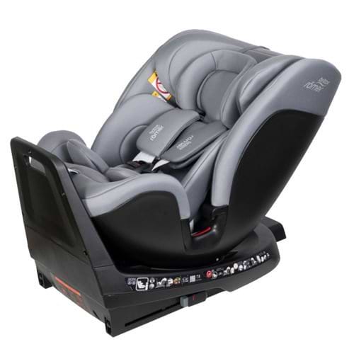 כסא בטיחות מסתובב משולב בוסטר 360° Grow Max מבית BRITAX בצבע אפור