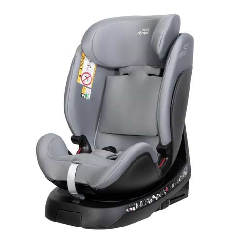 כסא בטיחות מסתובב משולב בוסטר 360° Grow Max מבית BRITAX בצבע אפור
