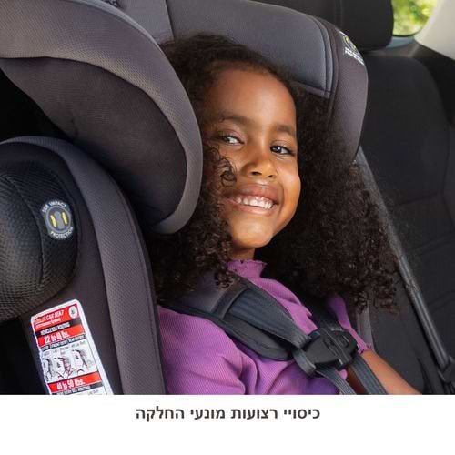 חדש בישראל! מושב בטיחות 3 ב 1 ™Hybrid מבית ®Baby Trend (אפור)