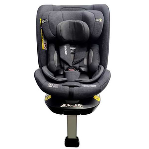 כיסא בטיחות בתקן I-SIZE G412 מסתובב 360º כולל גגון מבית BabySafe (אפור) בייבי סייף