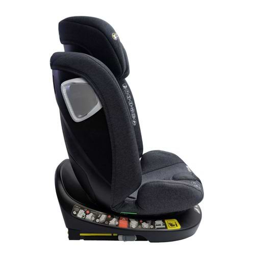 כיסא בטיחות בתקן I-SIZE G412 מסתובב 360º כולל גגון מבית BabySafe (אפור)