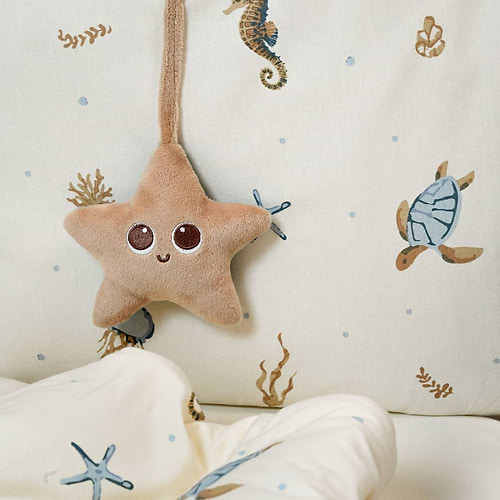 סט מצעים למיטת תינוק Sea Life-סוס ים