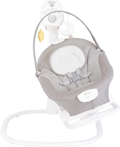 נדנדה חשמלית שקטה במיוחד 2ב1 SoftSway דגם Starlight