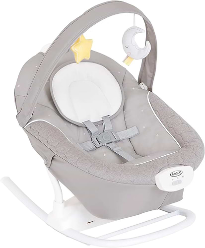נדנדה חשמלית שקטה במיוחד 2ב1 SoftSway דגם Starlight