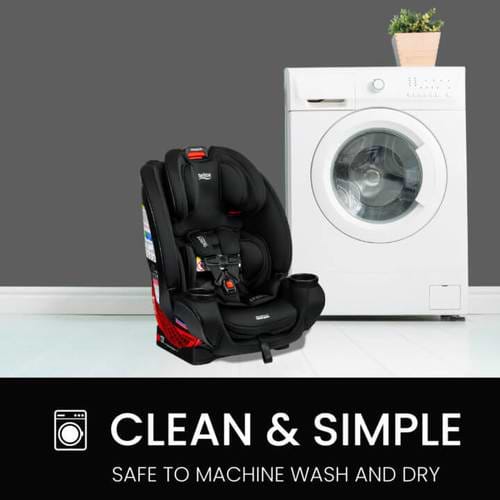 מושב בטיחות One4Life SafeWash BRITAX וואן 4 לייף בצבע שחור אפור ONYX STONE ברייטקס