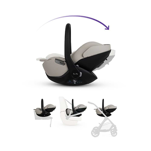 סלקל נשכב מלידה ועד 18 חודשים דגם Glider Plus 360 צבע Iconc Black