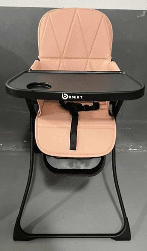כסא אוכל דגם Tokyo מתקפל ביד אחת מבית Bsmart-טוקיו בצבע בז'