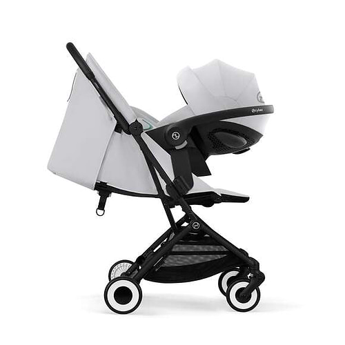 טיולון Orfeo אפור Fog Grey עם שלדה שחורה