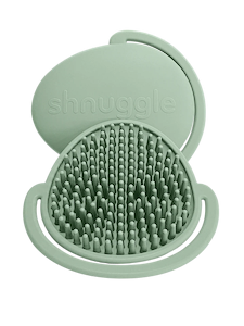 מברשת אמבטיה לתינוק בצבע אקליפטוס מבית shnuggle שאנגל