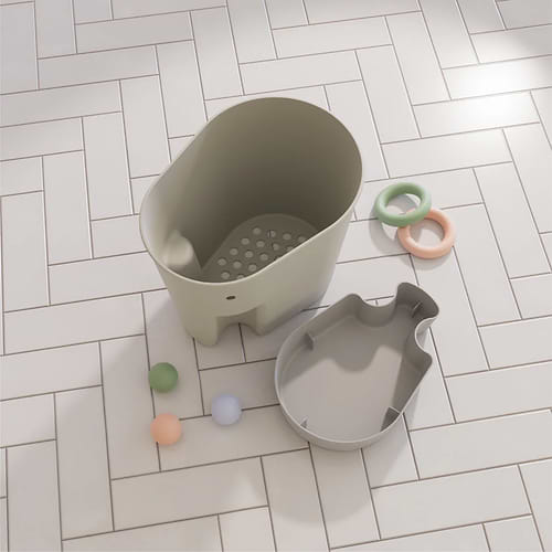 שנגל אלי – סלסלת ייבוש צעצועי אמבטיה בצבע אקליפטוס ירוק מבית shnuggle