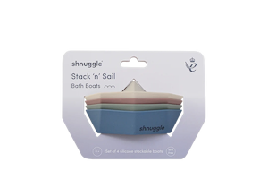 סט 4 צעצועי אמבטיה סירות מבית Shnuggle  שאנגל