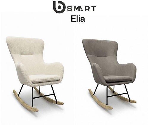 כורסת הנקה דגם אליה- מבית ביסמרט- Bsmart- Elia-לבן