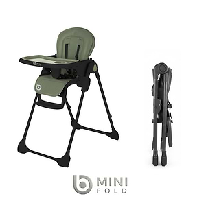 כיסא אוכל מתכוונן דגם מיני פולד ביסמרט- Bsmart mini fold בצבע ירוק