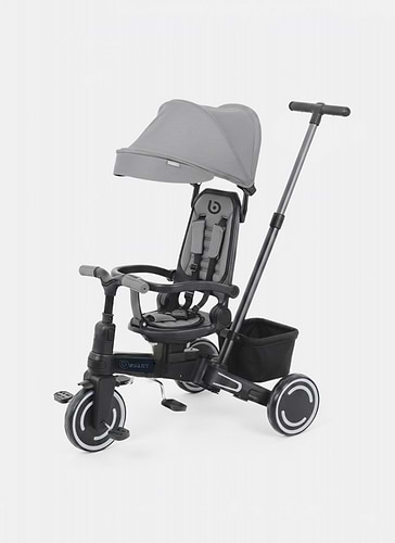 תלת אופן חדשי 5 ב1 דו כיווני מתקפל - מבית ביסמרט BSMART - זהב לבן-(רוזגולד)