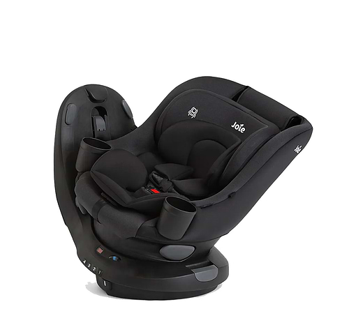 כסא בטיחות מסתובב 2ב1 מגיל לידה Chili Spin 360 בצבע שחור