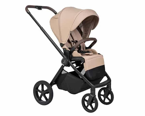 עגלה Sport Line דגם Cielo XL בצבע ריפוד מוקה/ידית חומה/שלד שחור ספורט ליין