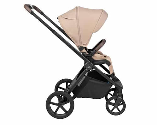 עגלה Sport Line דגם Cielo XL בצבע ריפוד מוקה/ידית חומה/שלד שחור ספורט ליין