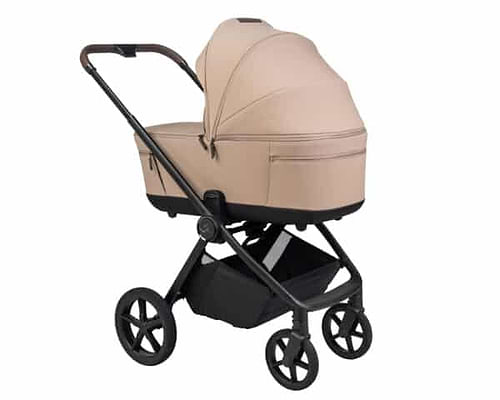 עגלה Sport Line דגם Cielo XL בצבע ריפוד מוקה/ידית חומה/שלד שחור ספורט ליין