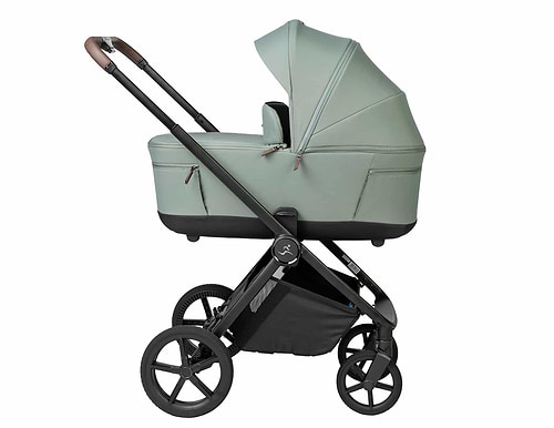 עגלה Sport Line דגם Cielo XL בצבע ריפוד ירוק /ידית חומה/ שלד שחור ספורט ליין