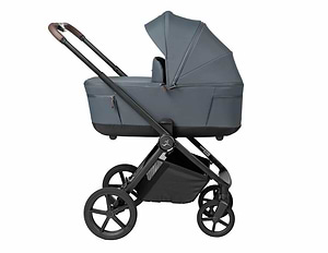 עגלה Sport Line דגם Cielo XL בצבע ריפוד גרפיט / ידית חומה / שלד שחור ספורט ליין