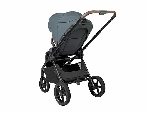 עגלה Sport Line דגם Cielo XL בצבע ריפוד גרפיט / ידית חומה / שלד שחור ספורט ליין