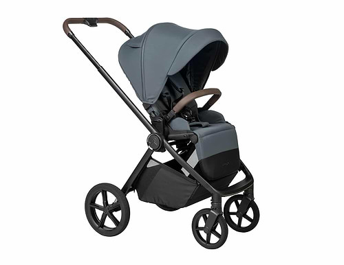 עגלה Sport Line דגם Cielo XL בצבע ריפוד גרפיט / ידית חומה / שלד שחור ספורט ליין