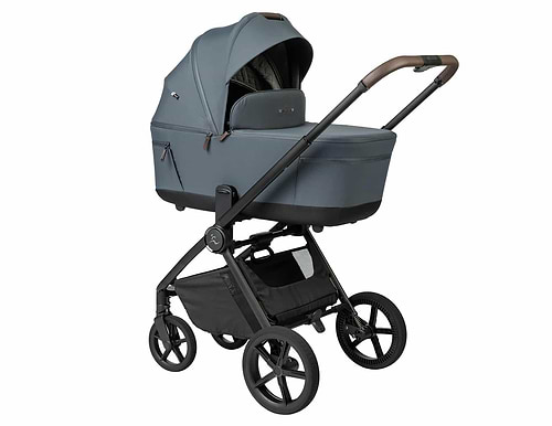 עגלה Sport Line דגם Cielo XL בצבע ריפוד גרפיט / ידית חומה / שלד שחור ספורט ליין