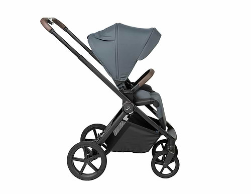 עגלה Sport Line דגם Cielo XL בצבע ריפוד גרפיט / ידית חומה / שלד שחור ספורט ליין