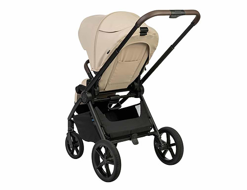 עגלה Sport Line דגם Cielo XL בצבע ריפוד בז' / ידית חומה / שלד שחור ספורט ליין