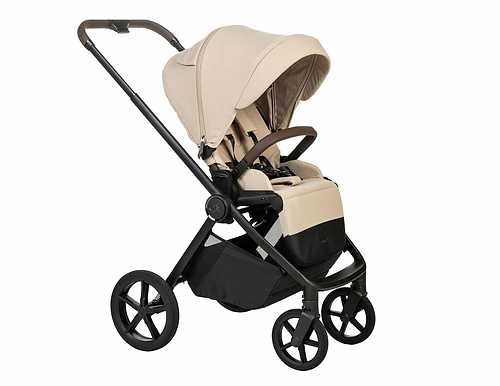עגלה Sport Line דגם Cielo XL בצבע ריפוד בז' / ידית חומה / שלד שחור ספורט ליין