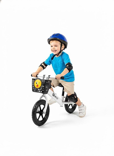 אופני איזון B smart + סל אחסון נייד ביסמארט בצבע ירוק