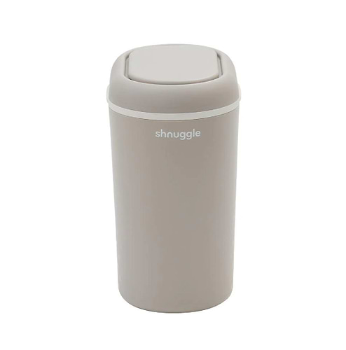 פח חיתולים מעוצב Shnuggle Eco-Touch – מנטרל ריחות וחסכוני | צבע טופי בז'