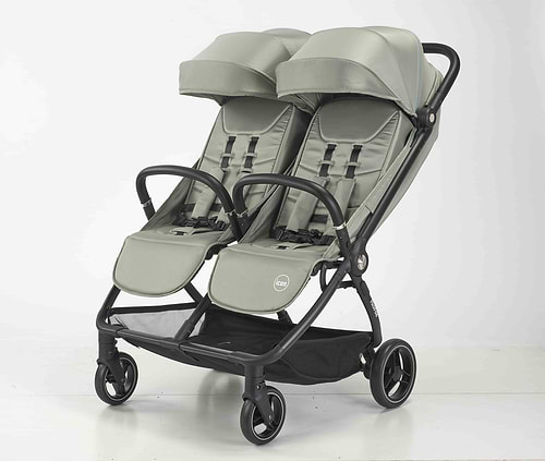 עגלת תאומים דגם: ICON FLICKFOLD -OC630T מק'ט 33924 צבע ירוק מעושן