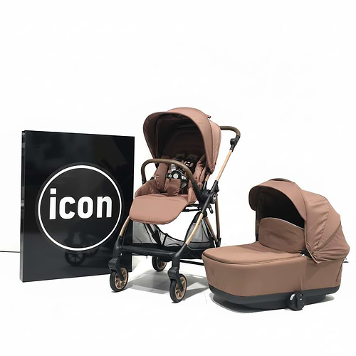 עגלה משולבת דגם:ICON VELO צבע BROWN