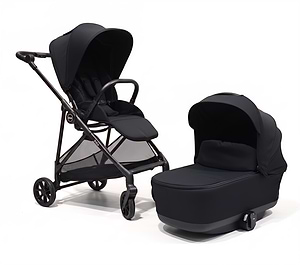 עגלה משולבת דגם:ICON -VELO צבע שחור בייבי מישל