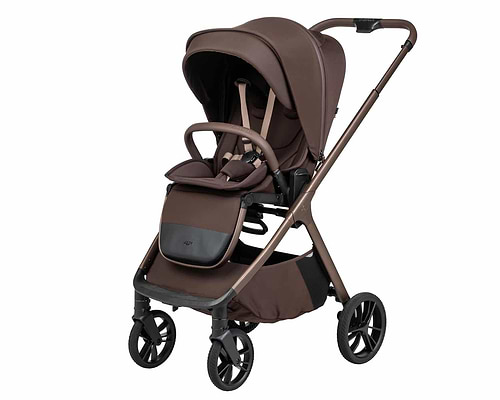עגלה דגם ALIX nobility צבע שוקולד- DARK BROWN