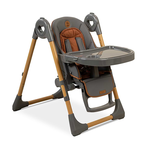 כסא אוכל לתינוק ולילד BÉBÉ דגם woody אפור עץ
