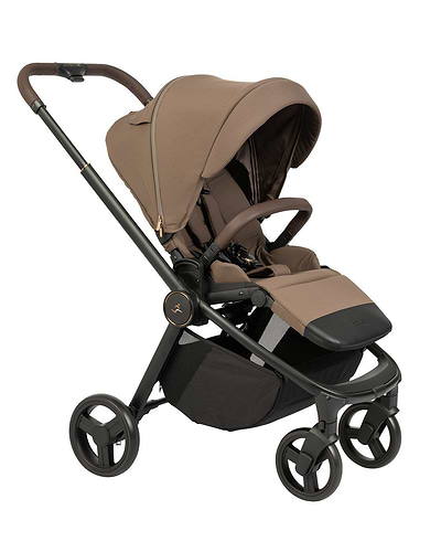 עגלת התינוק CIELO BASIC Z 2026 – הדגם החדש עם השדרוגים של 2026 בצבע מוקה