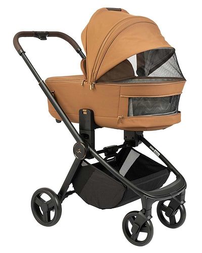 עגלת התינוק CIELO BASIC Z 2026 – הדגם החדש עם השדרוגים של 2026 בצבע כאמל