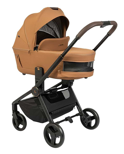 עגלת התינוק CIELO BASIC Z 2026 – הדגם החדש עם השדרוגים של 2026 בצבע כאמל
