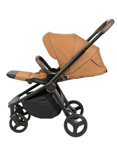 עגלת התינוק CIELO BASIC Z 2026 – הדגם החדש עם השדרוגים של 2026 בצבע כאמל